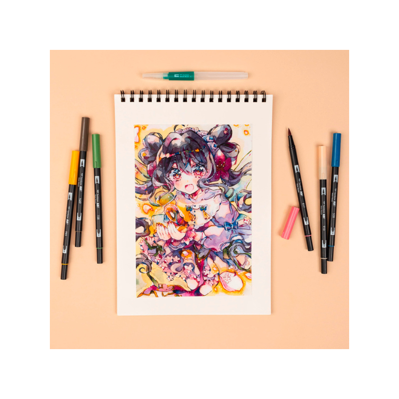 Set de 6 feutres ABT - Flower - édition limitée Tombow