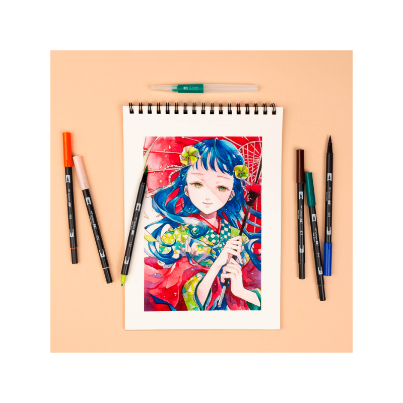 Set de 6 feutres Tombow ABT - Wind - édition limitée