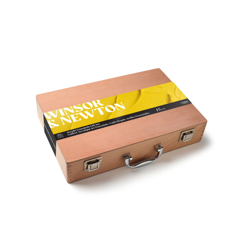 Coffret bois peinture acrylique Galeria - Winsor & Newton
