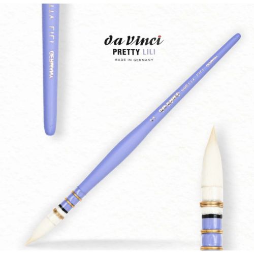Pinceau lavis pour aquarelle Da Vinci - Edition Pretty Lili série 493
