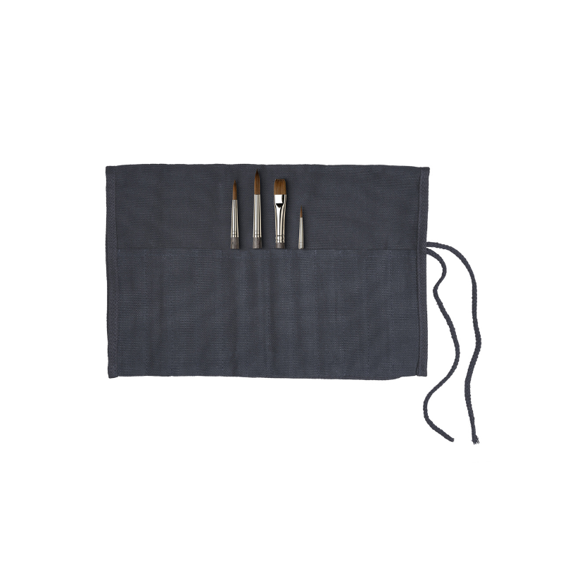 Da Vinci set 4 pinceaux aquarelle Colineo + trousse en coton