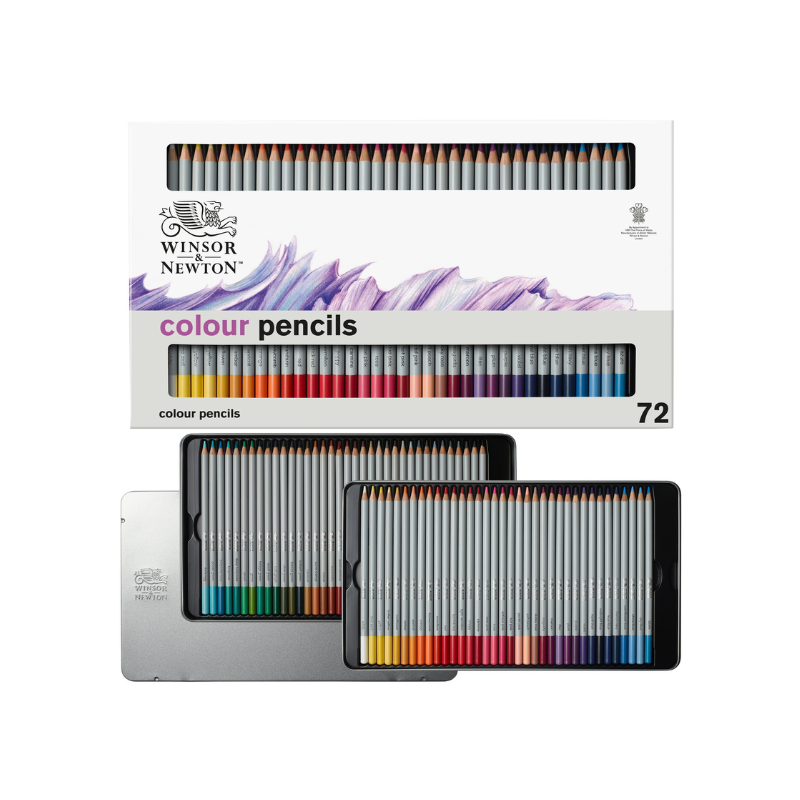 Boîte 72 crayons de couleurs - Winsor & Newton