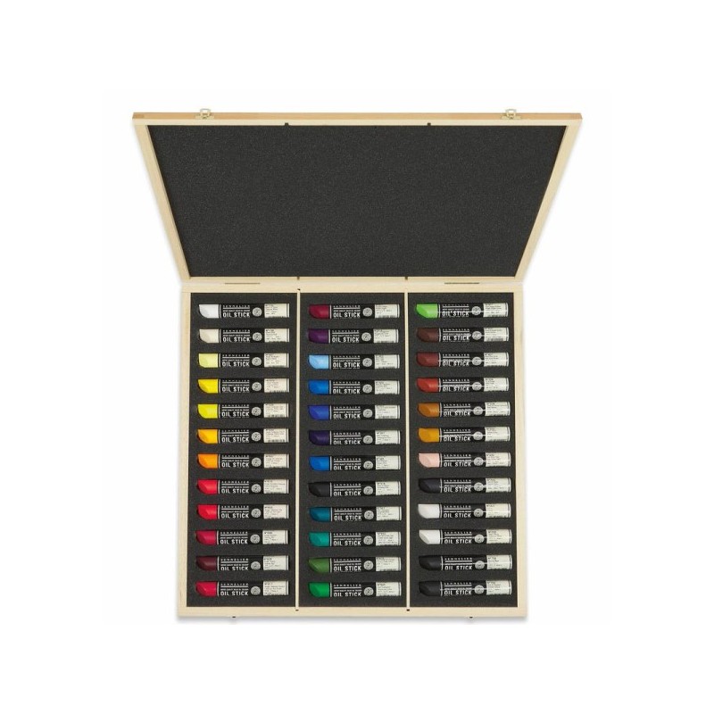 Coffret de 36 batons d'huile solide Oil stick  Sennelier