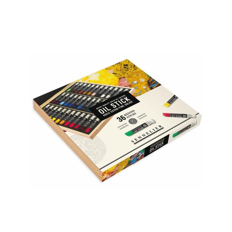 Coffret de 36 Oil stick + accessoires - Sennelier