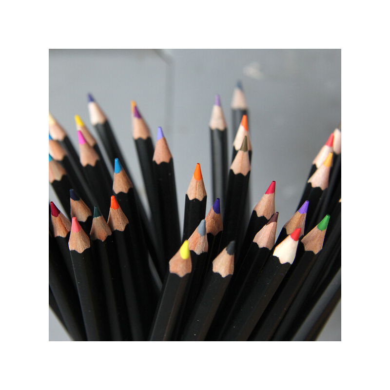 Boîte métal 50 crayons de couleurs Bruynzeel - Ronde de nuit
