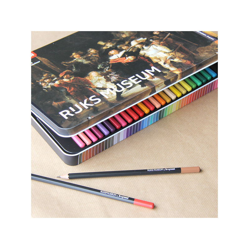 Assortiment 50 crayons de couleurs - Ronde de nuit - Bruynzeel