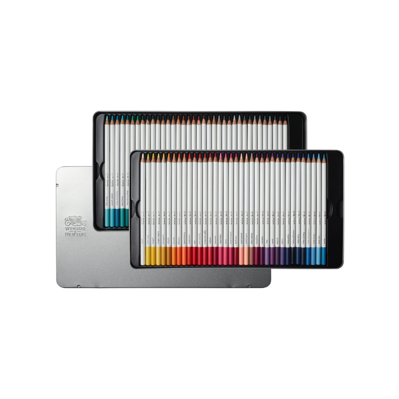 Assortiment 72 crayons de couleurs aquarellables - Winsor & Newton