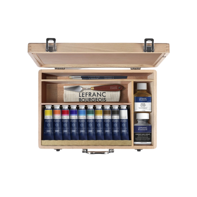 Coffret Deluxe huile fine Deluxe Lefranc Bourgeois