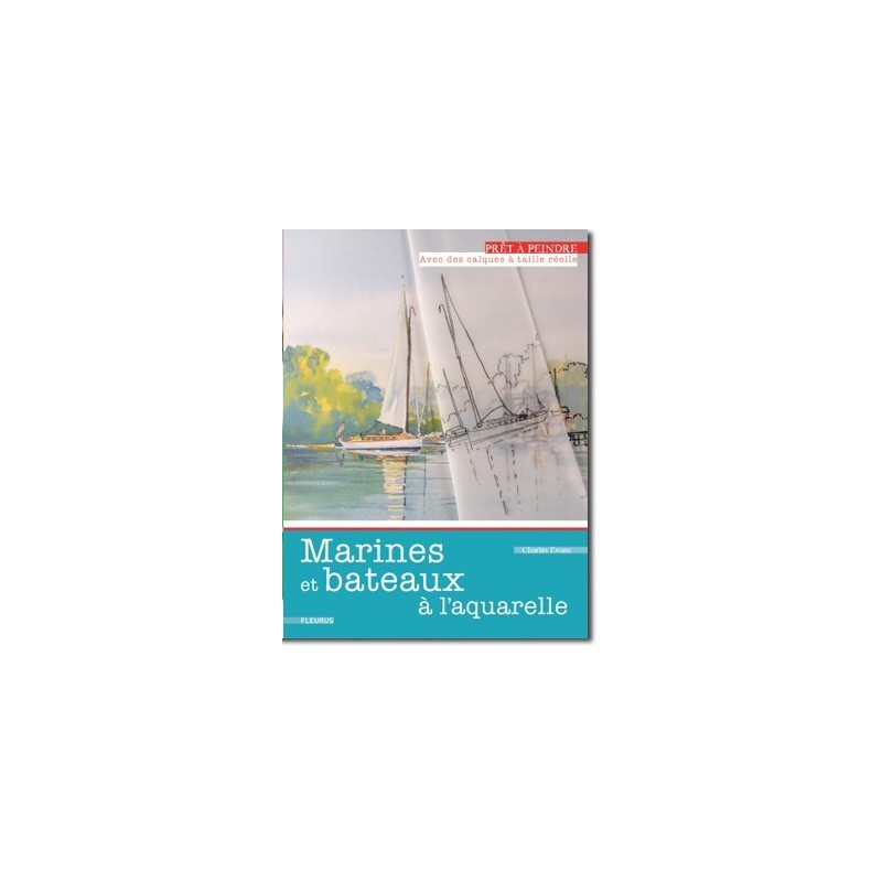 Livre Marines et bateaux à l'aquarelle - Livre + claques
