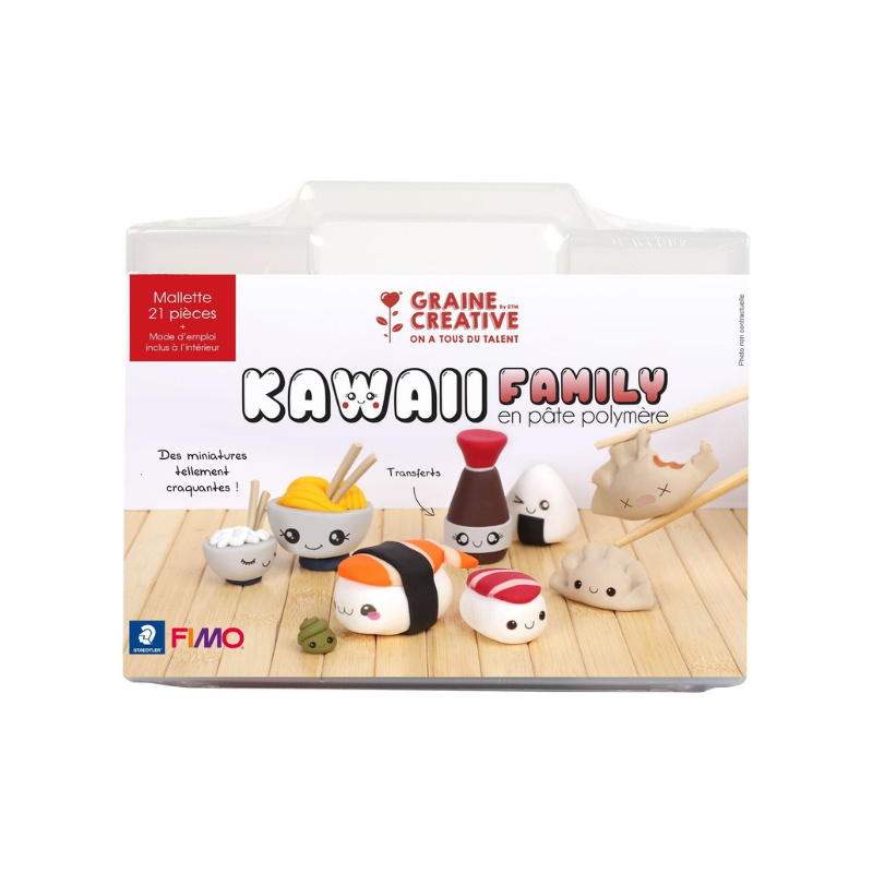 Mallette Fimo Kawai Asie - Graine créative