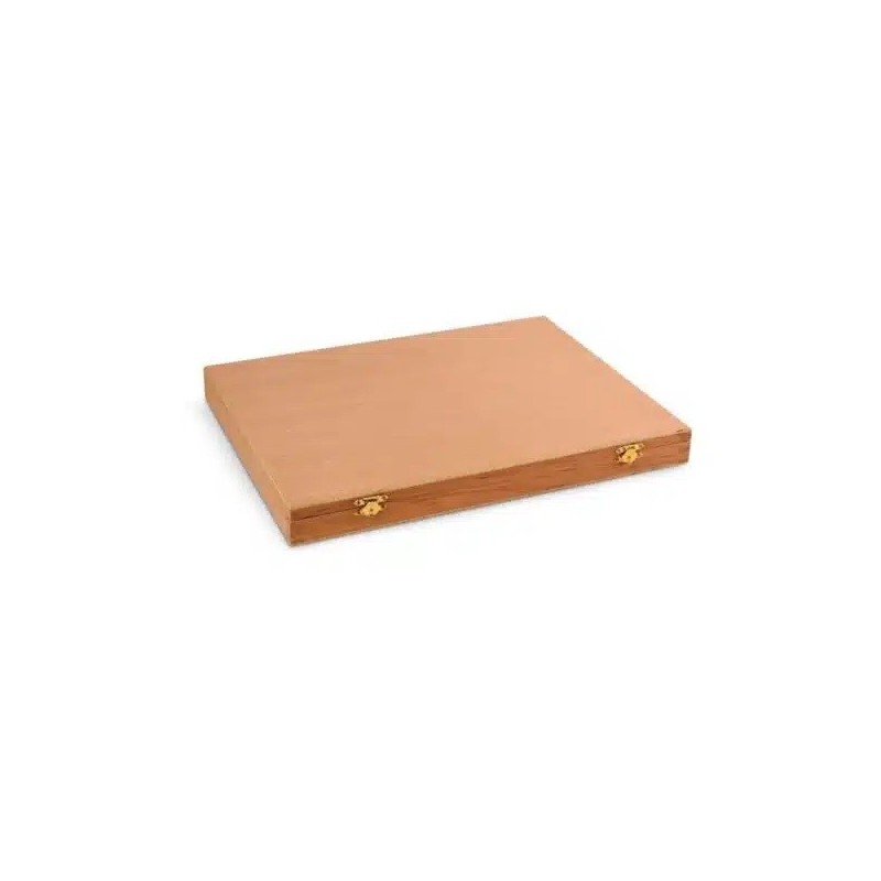 Coffret en pin pour 72 pastels secs ou à l'écu