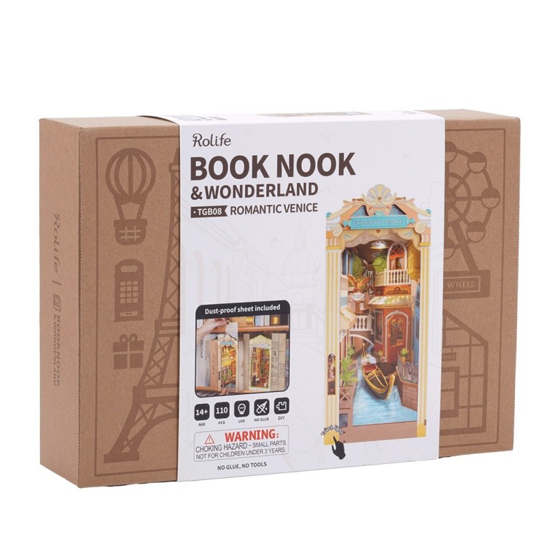 Boite Serre-livres - Venise romantique - Rolife