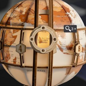 Loupe Globe lumineux - Rokr