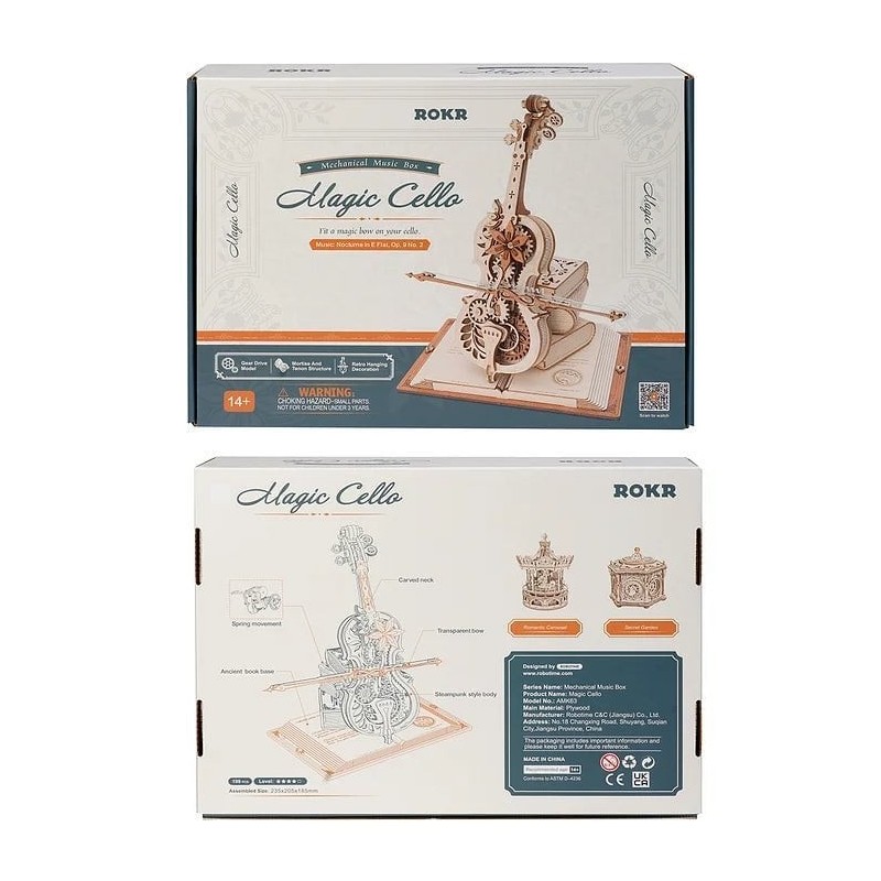 Boite Violoncelle magique- Rokr