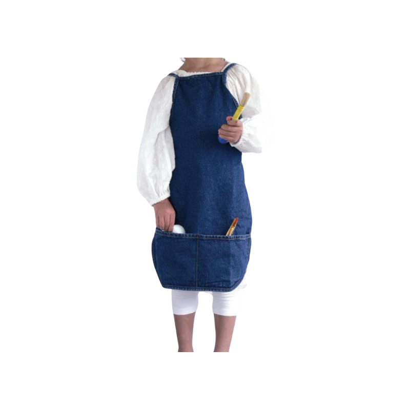Tablier pour enfant en jean