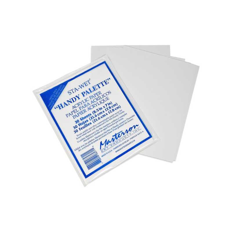 Masterson recharge papier acrylique pour palette humide Handy Sta-wet