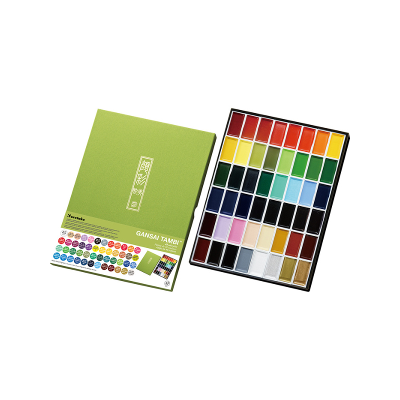 48 godets aquarelle Kuretake Gansai Tambi