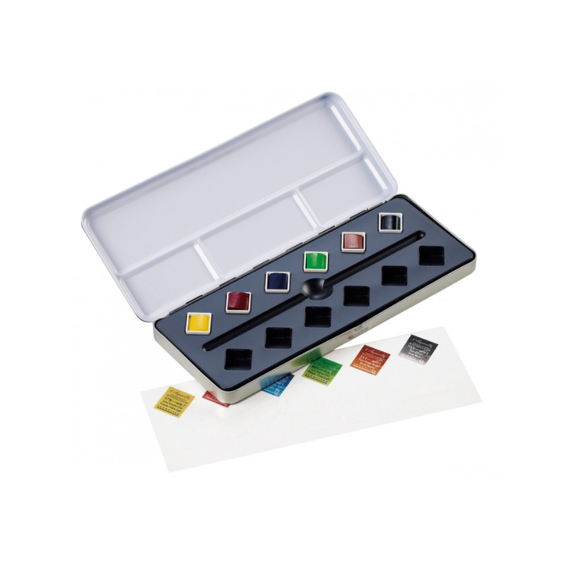 Test pack aquarelle extra-fine 6 demi-godets - Sennelier