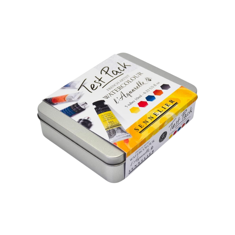 Test pack aquarelle extra-fine Sennelier - 5 tubes 10ml