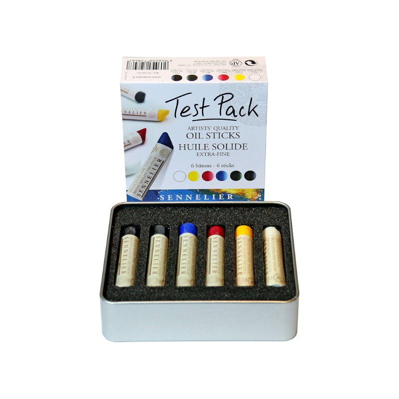 Test pack 6 mini oil stick - Sennelier