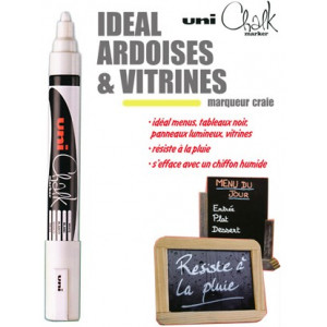 Marqueur huile créatif Uni Ball Paint Marker PX-21 pointe moyenne blanc -  Profitez-en