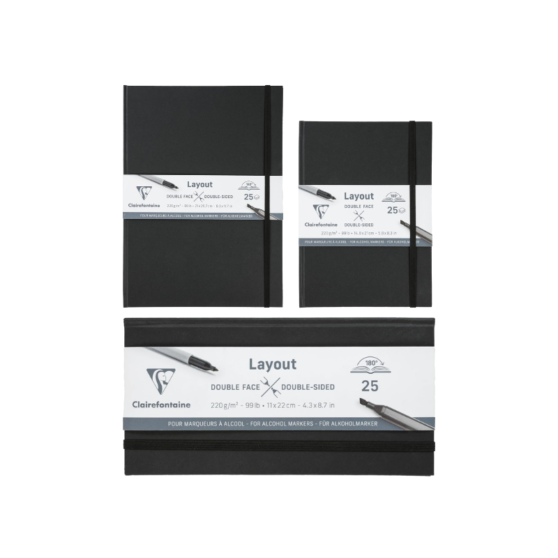 Carnet Layout double-face - Clairefontaine
