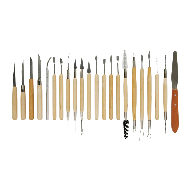 Set de 22 outils pour sculpture et modelage