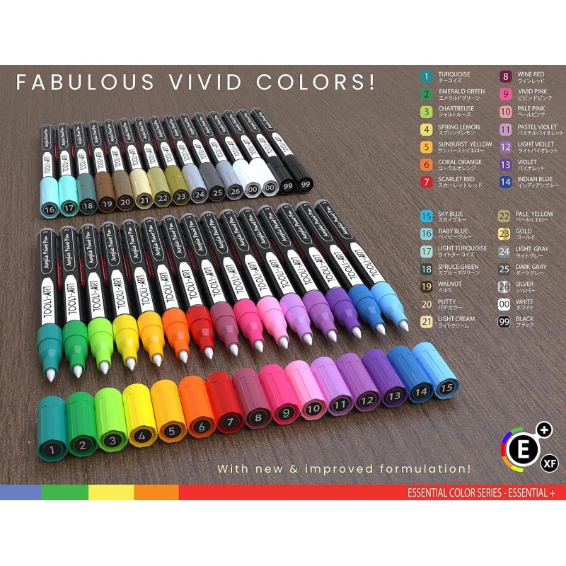 Set 30 marqueurs Tooli-Art