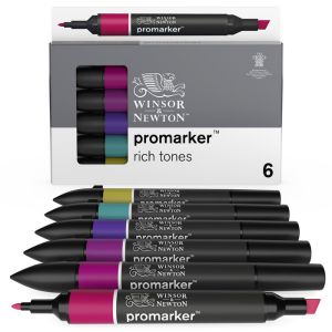 Set de 6 promarkers tons riches