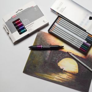 Boite de 6 promarkers tons riches Winsor & Newton