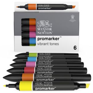Set de 6 promarkers tons vibrants