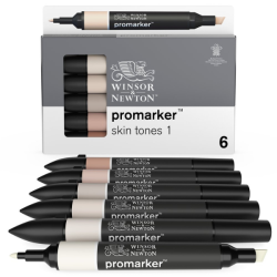 Set de 6 promarkers tons chair n°1 WINSOR & NEWTON
