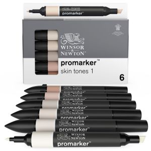 Set de 6 promarkers tons chair n°1