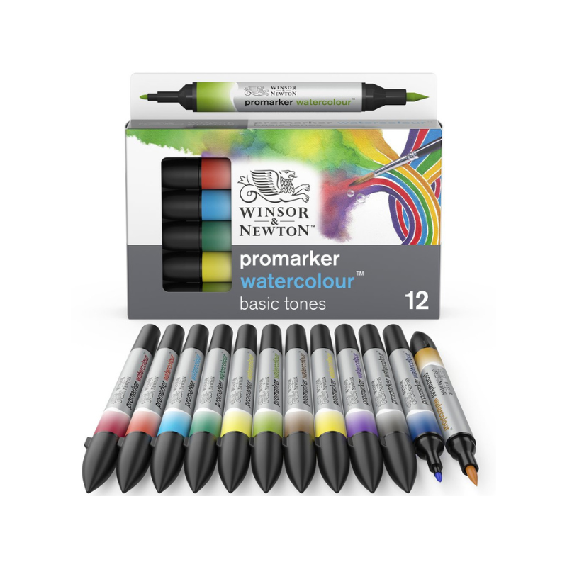 Set de 12 Promarker Watercolour - Winsor & Newton 