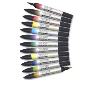 Assortiment de 12 Promarker Watercolour - Winsor & Newton 