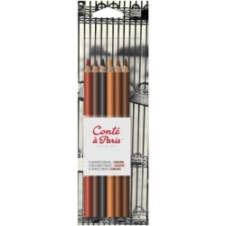 Set de 6 crayons esquisse sanguine – Conté