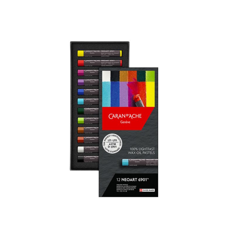 Boîte de 12 pastels Neoart 6901 - Caran d'Ache