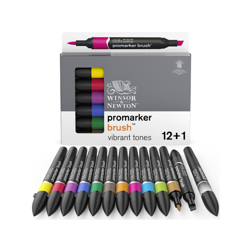 Boite de 12 Brushmarker+ blender offert- Set n°1