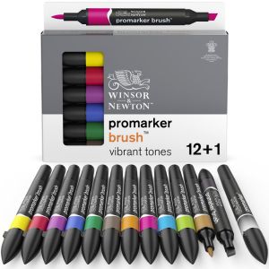 Set de 12 Brushmarker  + blender offert  - Set n°1