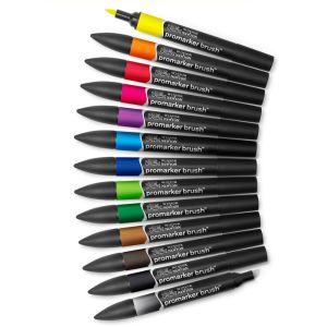 Set de 12 Brushmarker+ blender offert- Set n°1