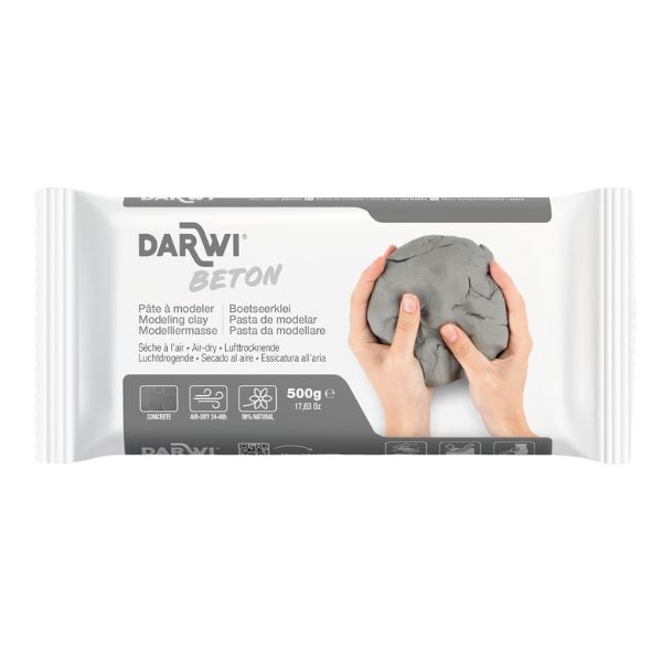 Pâte à modeler autodurcissante - Béton - Darwi