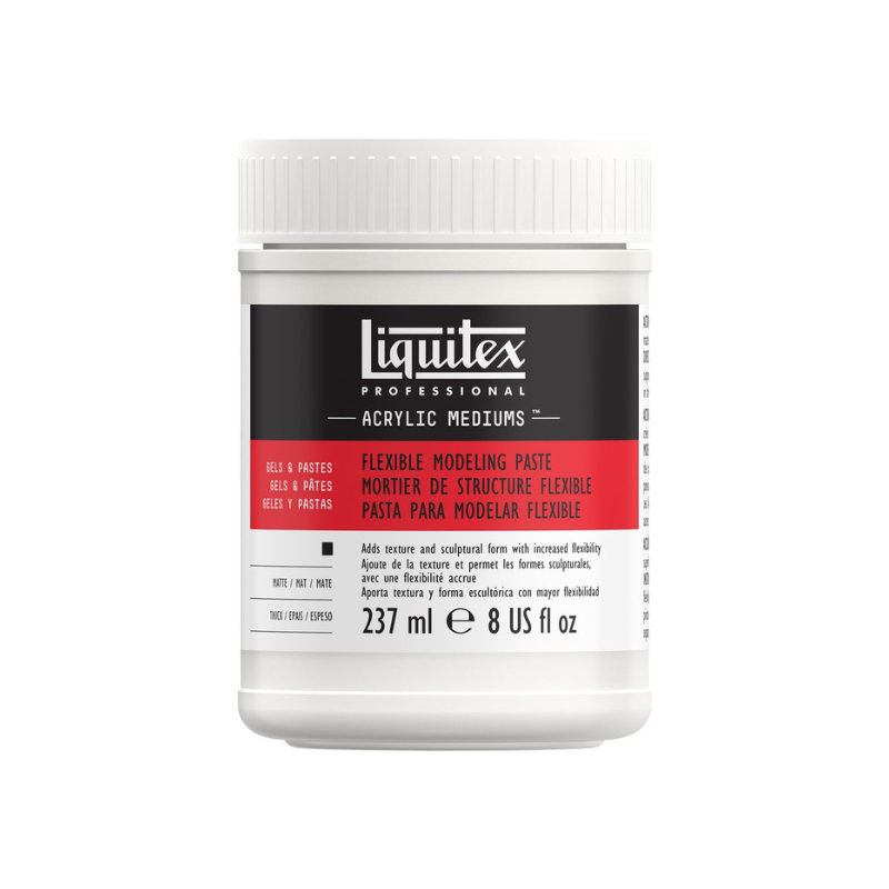 Médium de structure flexible Liquitex pour donner du relief aux peintures acryliques