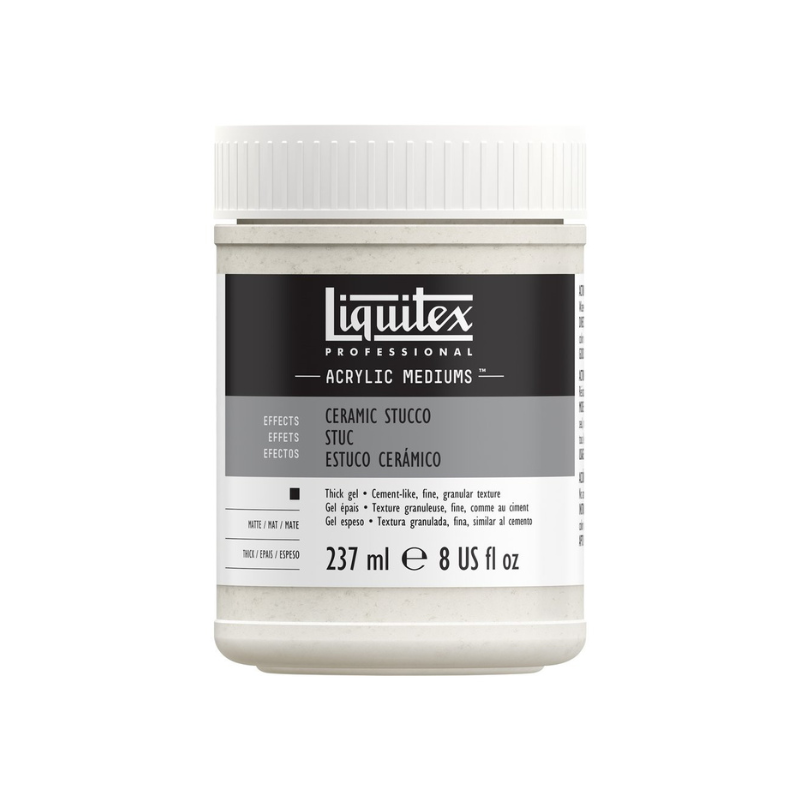 Gel texture stuc finition mate Liquitex