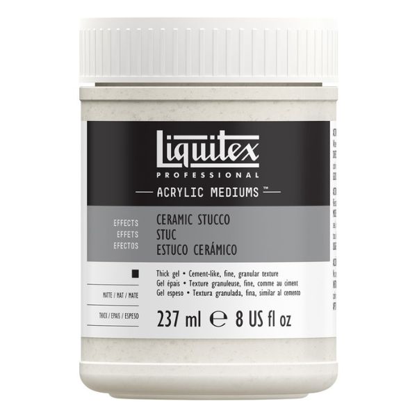 Gel texture stuc finition mate Liquitex