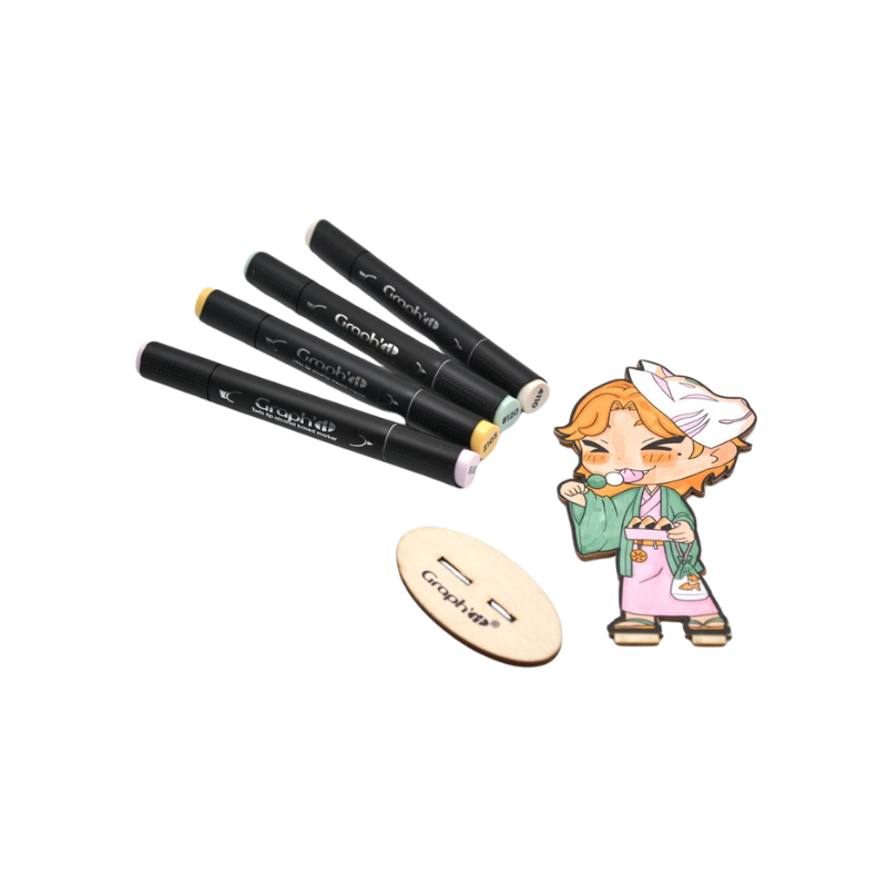 Kit coloriage Graph'it chibis figurine Matsuri