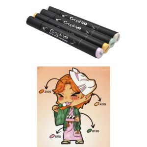 Kit Graph'it chibis figurine Masturi à personnaliser