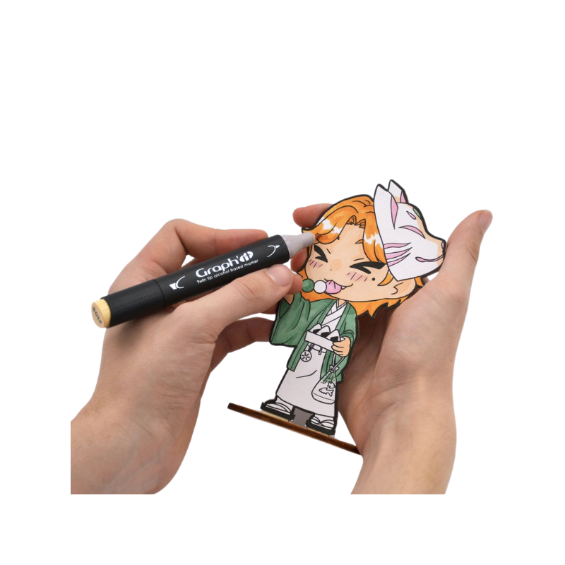 Graph'it chibis Matsuri - Kit coloriage figurine manga