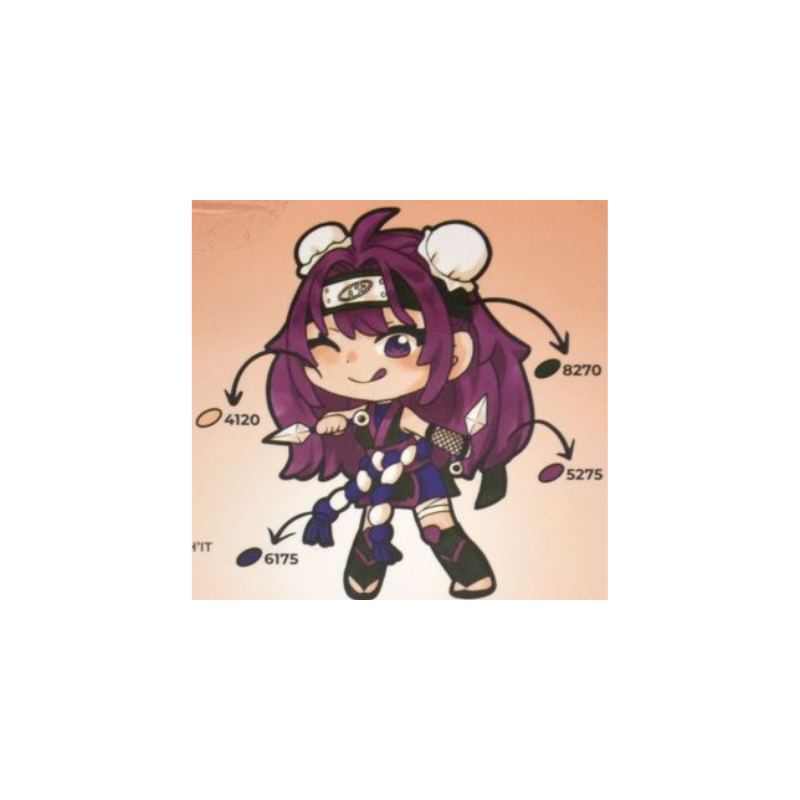 Kit Graph'it chibis - figurine Kunoichi à personnaliser