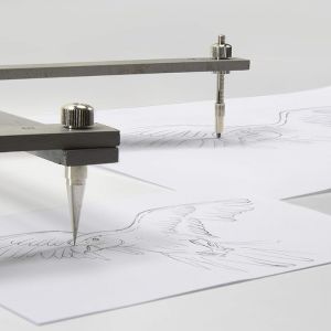 Pantographe Graphoplex  en bois 35 cm