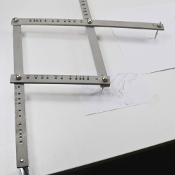 Pantographe en bois 35 cm pour reproduction dessin à l'échelle - Graphoplex 
